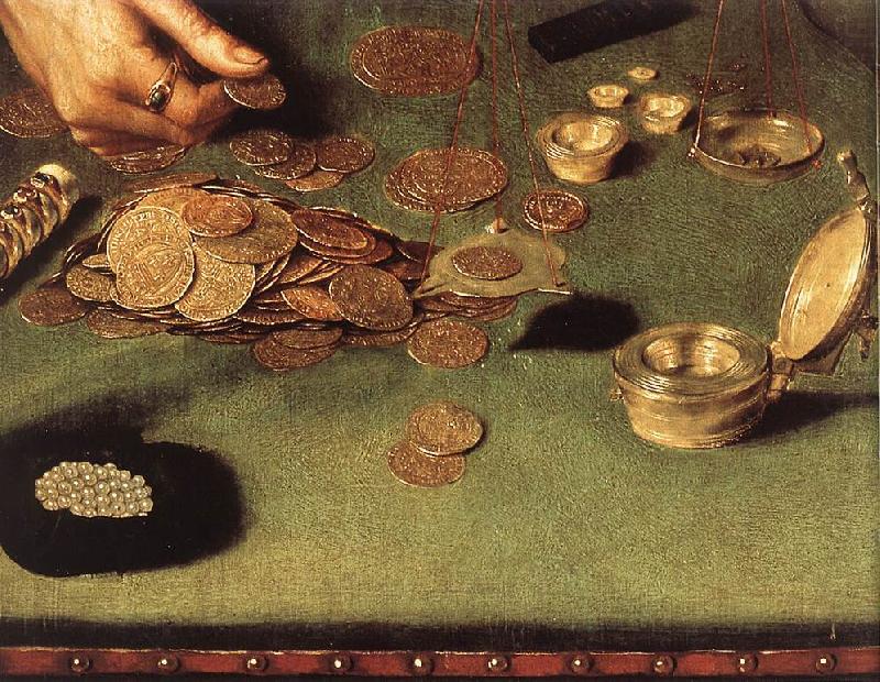 MASSYS, Quentin The Moneylender and his Wife (detail) sg china oil painting image